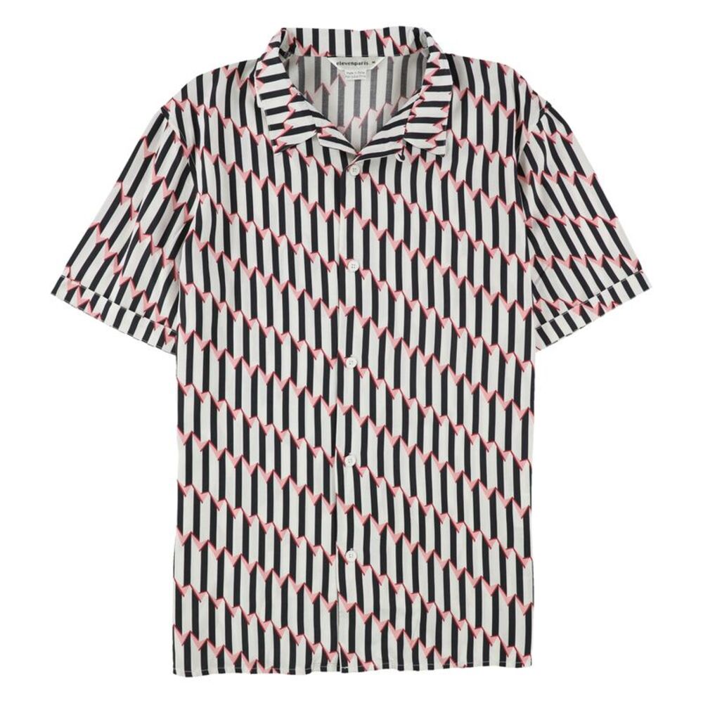 Elevenparis Mens Woven Button Up Shirt, NWT